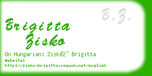 brigitta zisko business card